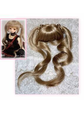 BJD 1/3 Volks Super Dollfie Dream SD Kurumi Wig Twin Tails Dolpa MDD DD 8/9 Curl